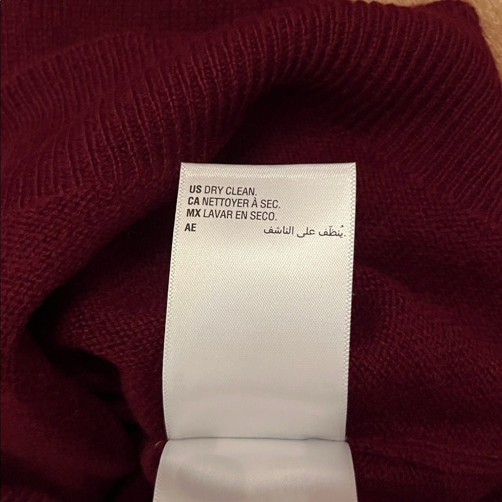 Charter Club Women's Scoop Neck Sweater in Burgundy - Picture 5 of 6